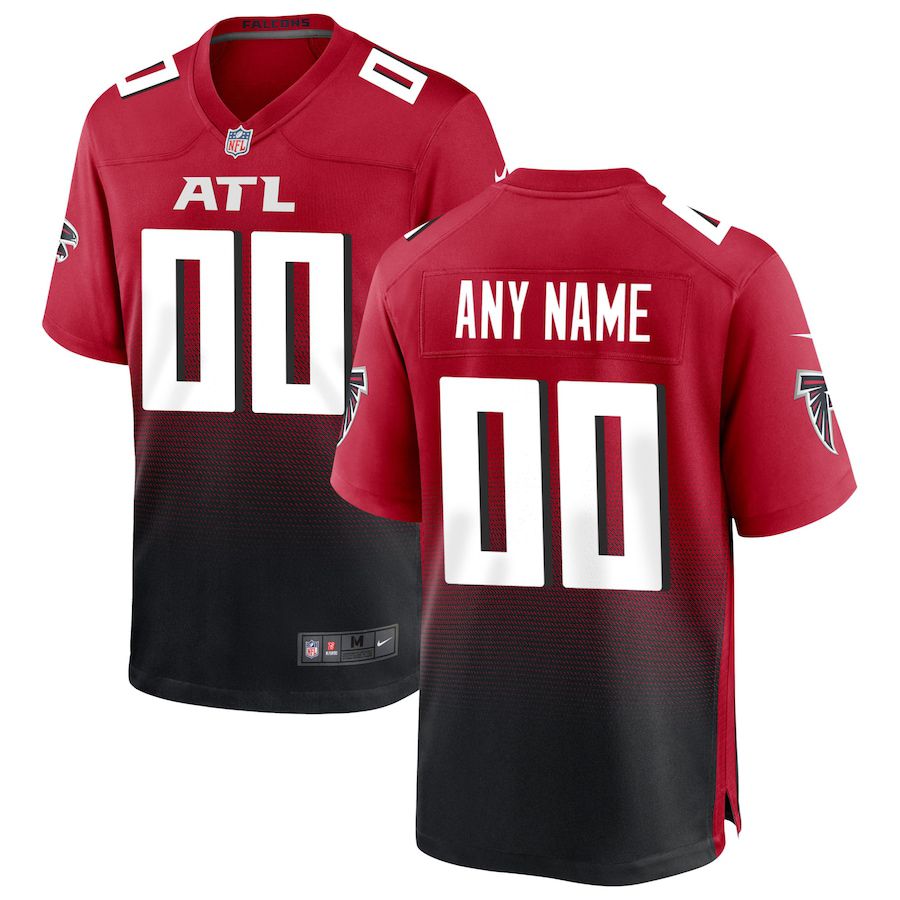 Men Atlanta Falcons Nike Red Alternate Custom Game NFL Jersey